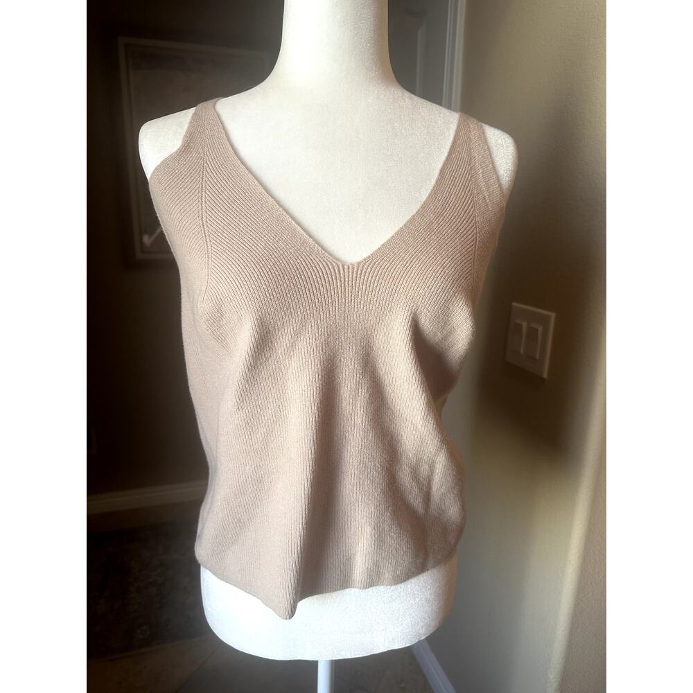 Scoop Beige Tank Top